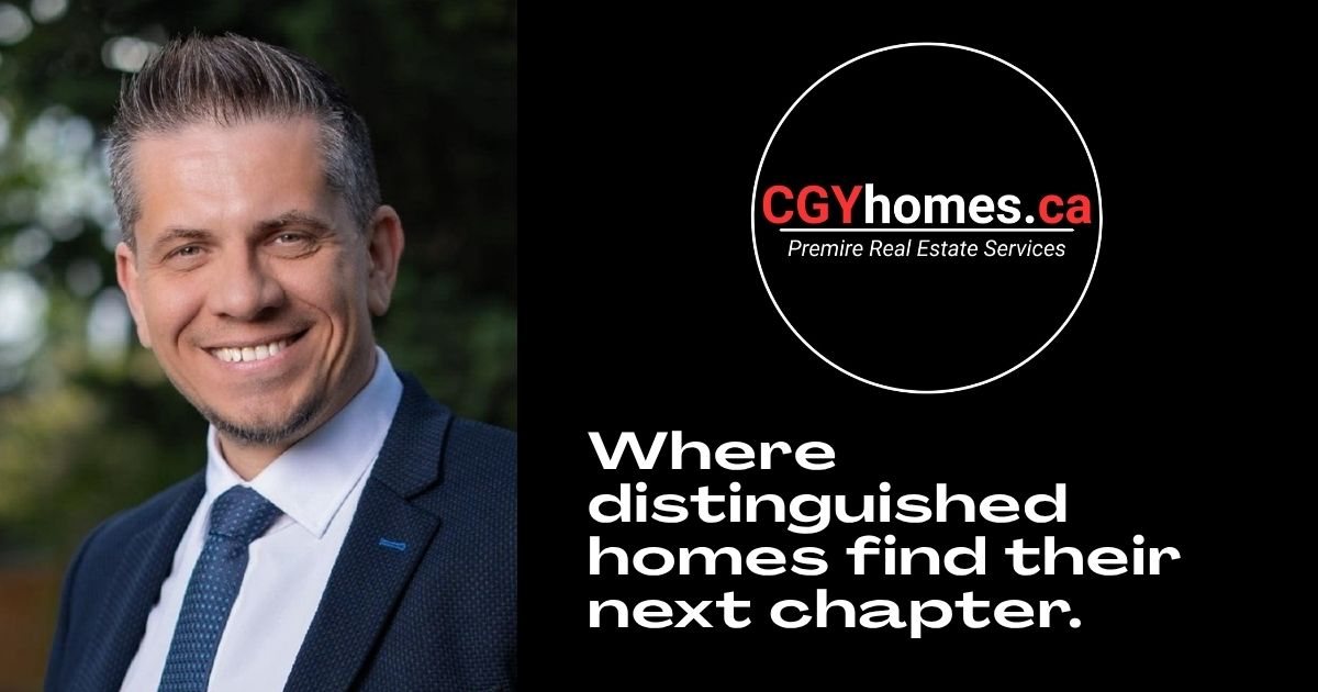 CGY Homes Calgary real estate website homepage